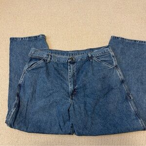 Wrangler Originals Carpenter Jeans Men’s Size 40 X 30 Medium Wash Denim